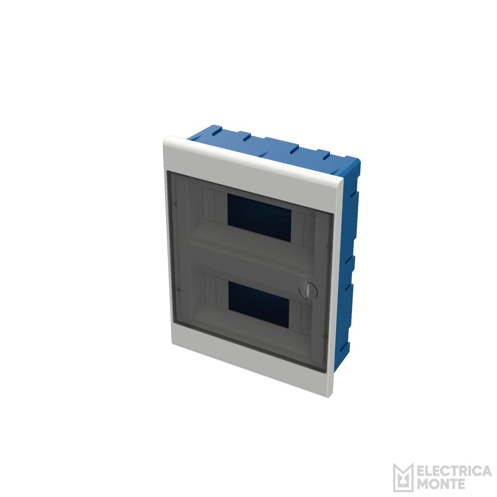 Caja de Embutir c/puerta 18  Modulos con Riel Plastico Cabrera