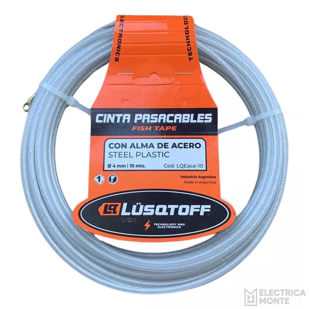 Cinta Pasacable Interior de Acero 4 x 10 mts