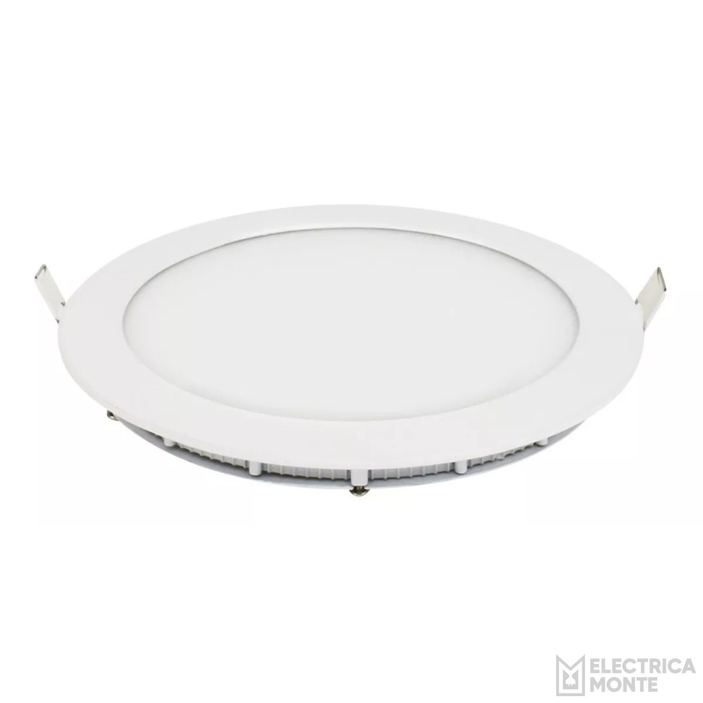 Plafon Embutir Redondo 12w Luz Fria Lusqtoff