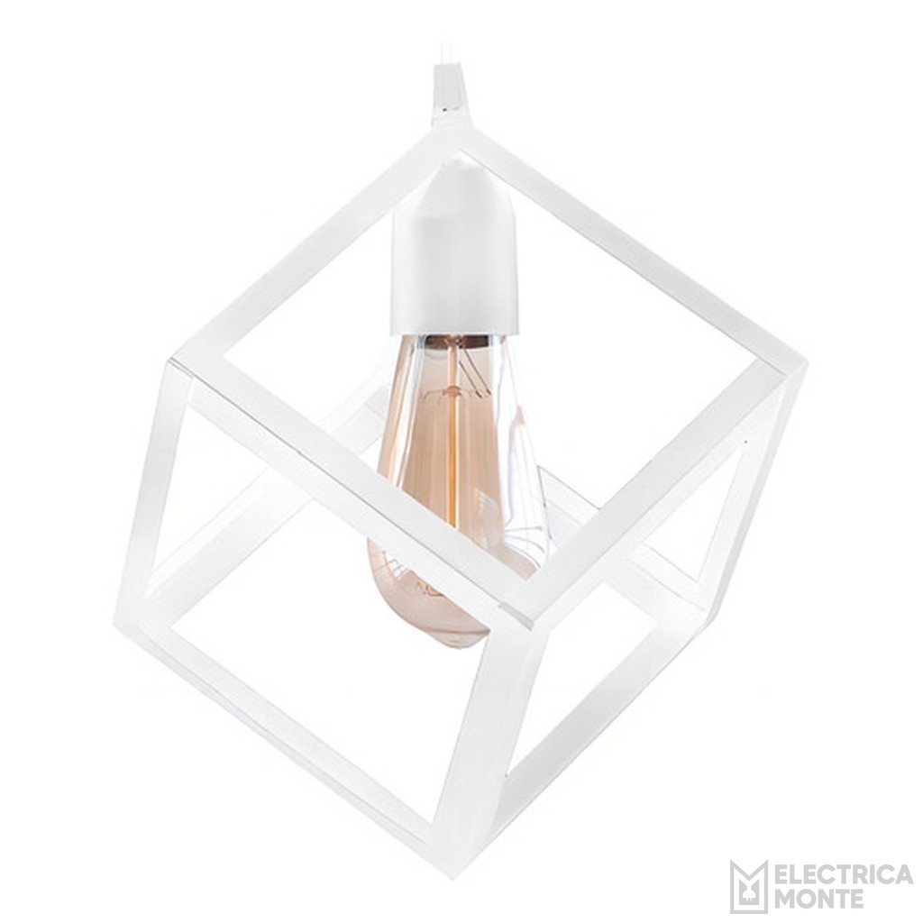 Colgante "CUBO" Blanco