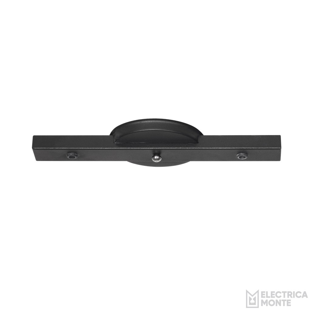 Regleta p/colgante de 2 luces s/cables Negro