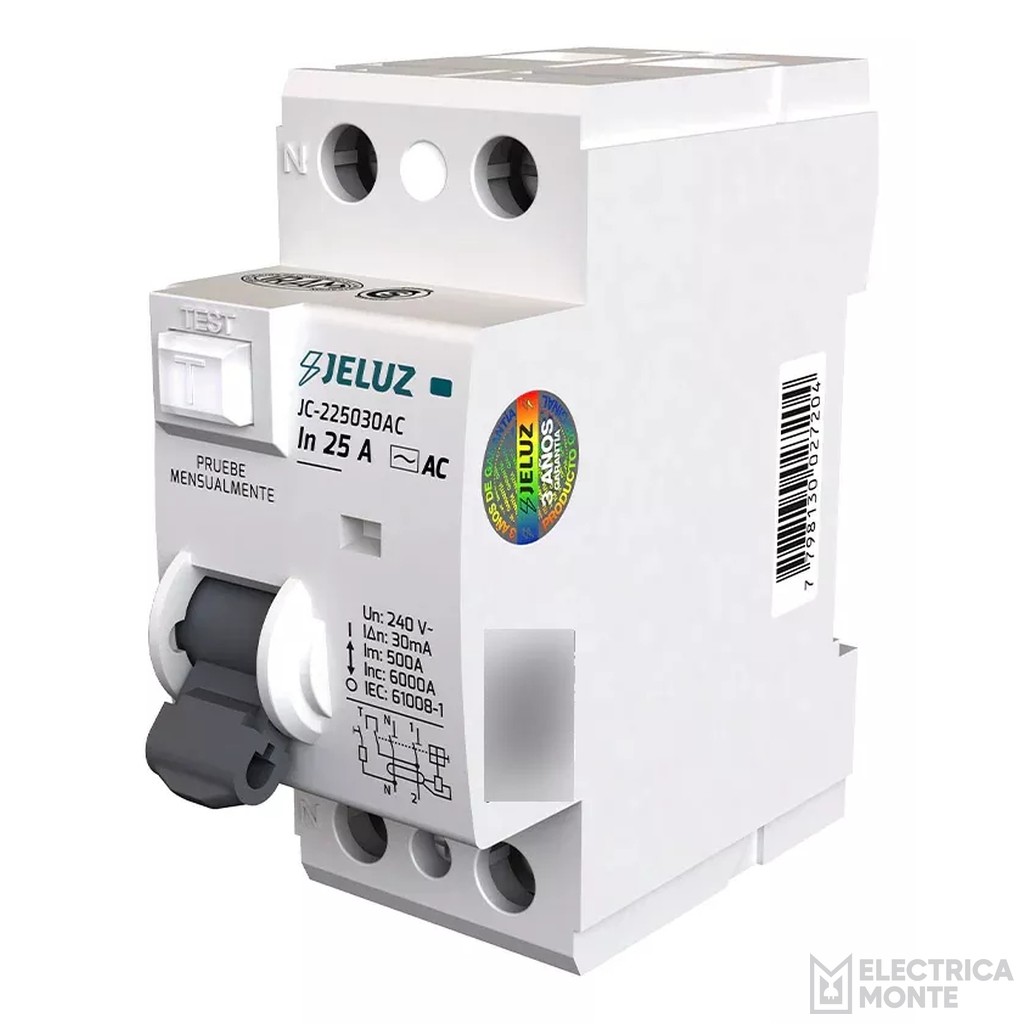 Disyuntor 2x25 Amp Jeluz