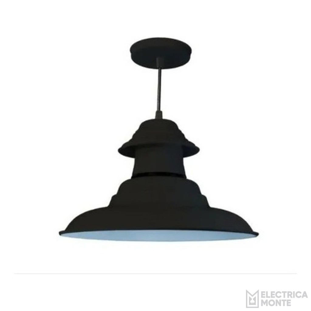 Colgante De Chapa 3 Piezas Negro