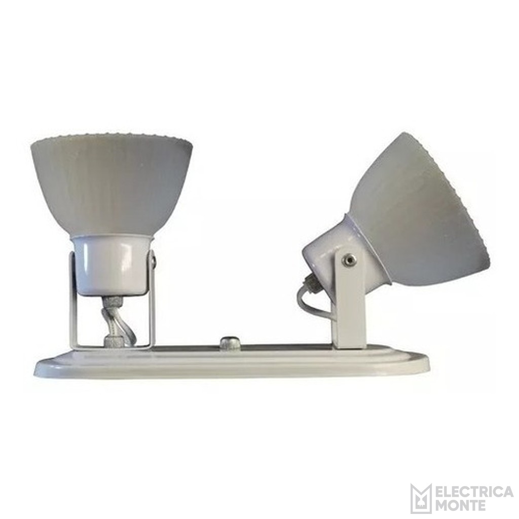 Spot Anabella 2 Luces Redondas Blanco
