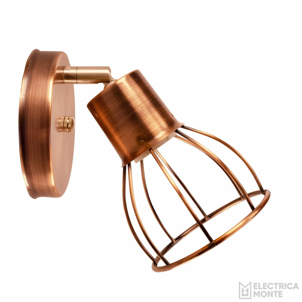 Spot Malta 1 Luz Metalizado Cobre