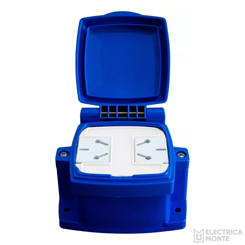 Toma bipolar doble 10A Linea Capsulada MIG