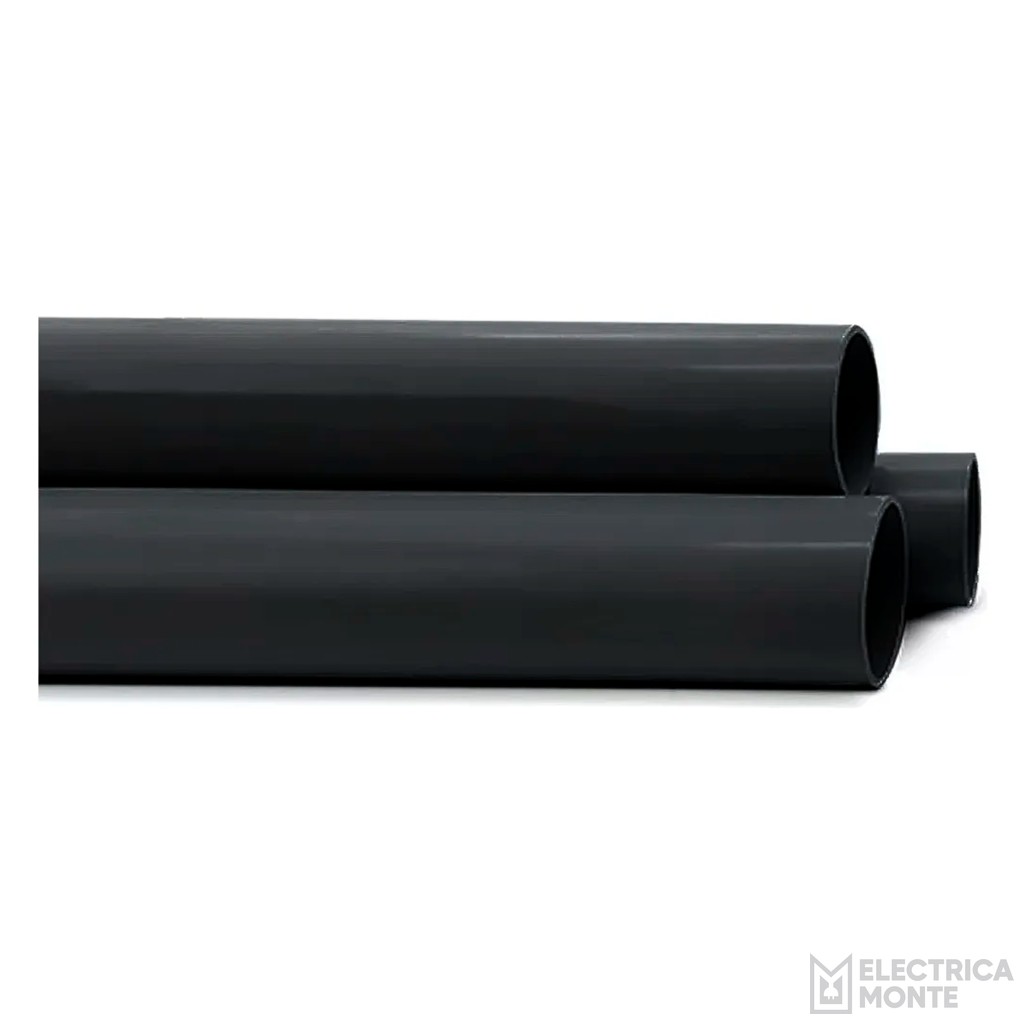 Caño Semipesado 20mm Negro Kalop x 3Mt