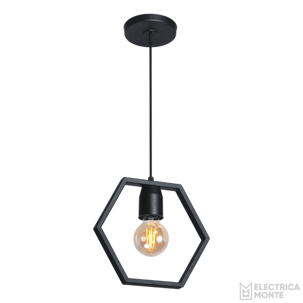 Colgante Tarento 25cm Negro