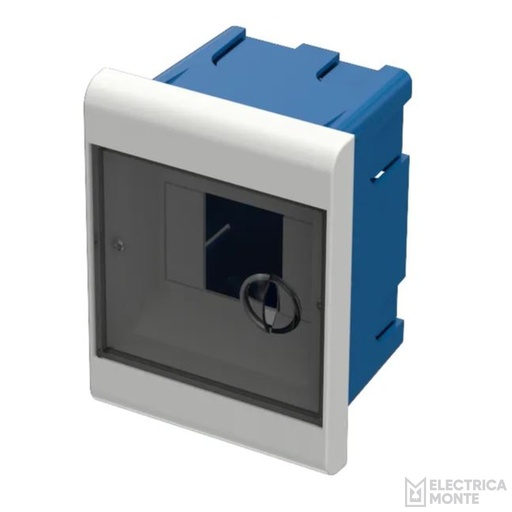 [CE 320] Caja de Embutir c/puerta de Modulos con Riel Plastico Cabrera