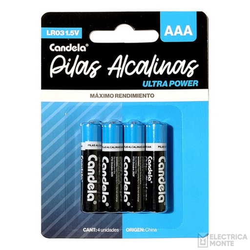 [7499] Pilas Alcalinas Candela AAA