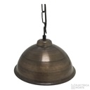 Colgante esférico con cadena Cobreado