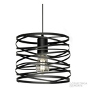 Colgante "LECCE " de chapa Negro