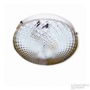 Plafón "BOINA VENECIANO" 20 cm con Base Blanca