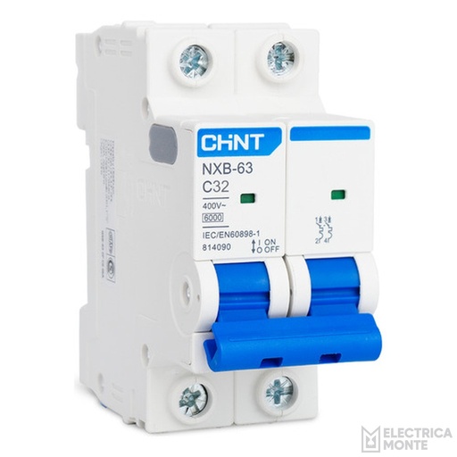 [036nxb-632pc32] Térmica 2X32A 6Ka Curva C Chint