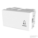 Interruptor Pulsador Unipolar 220Vca - 10A Verona Blanco Jeluz