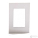 Tapas Platinum 5 x 10 cm. 3 módulos  Blanca Jeluz