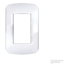 Tapas Regina para bastidor 5 x 10 cm 3 módulos Blanco Jeluz