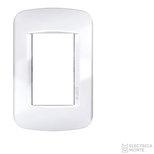 [30098/2] Tapas Regina para bastidor 5 x 10 cm 3 módulos Blanco Jeluz