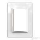 Tapa Cristal  blanco clásico con bastidor Jeluz