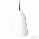 Colgante de Chapa Cono Blanco