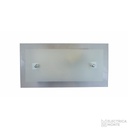 Plafón 1/2 Mica 250 mm X 125 mm Biselado