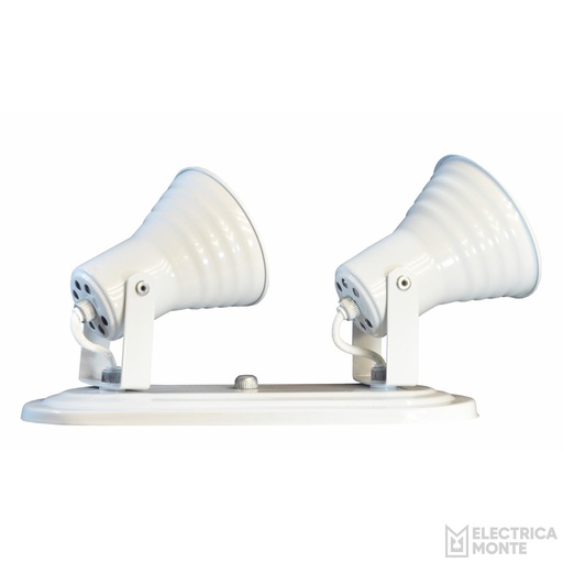 [610011] Spot Escalonado 2 Luces Blanco