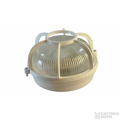 [800001] Tortuga Plástica Redonda Blanco