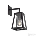 Farol Zeus II Chico Interior/Exterior Vidrio Transparente E27 Chapa