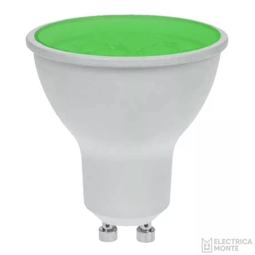 Lampara Dicroica 7w Verde