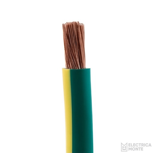 [U4VE] Cable Unipolar 1x4mm Verde Amarillo Argenplas