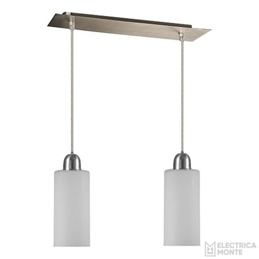 [C-240] Colgante c/Tulipa satinada Cono Curvo